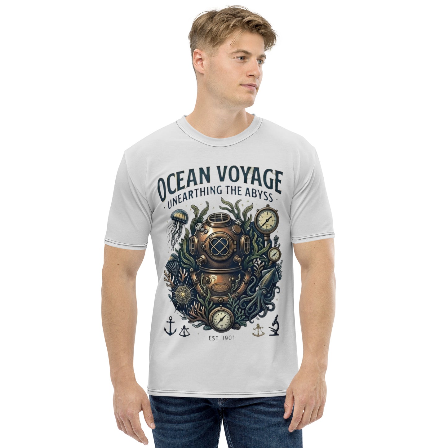 Men's t-shirt Whisper Ocean Voyage FelinDesign - FelinDesign