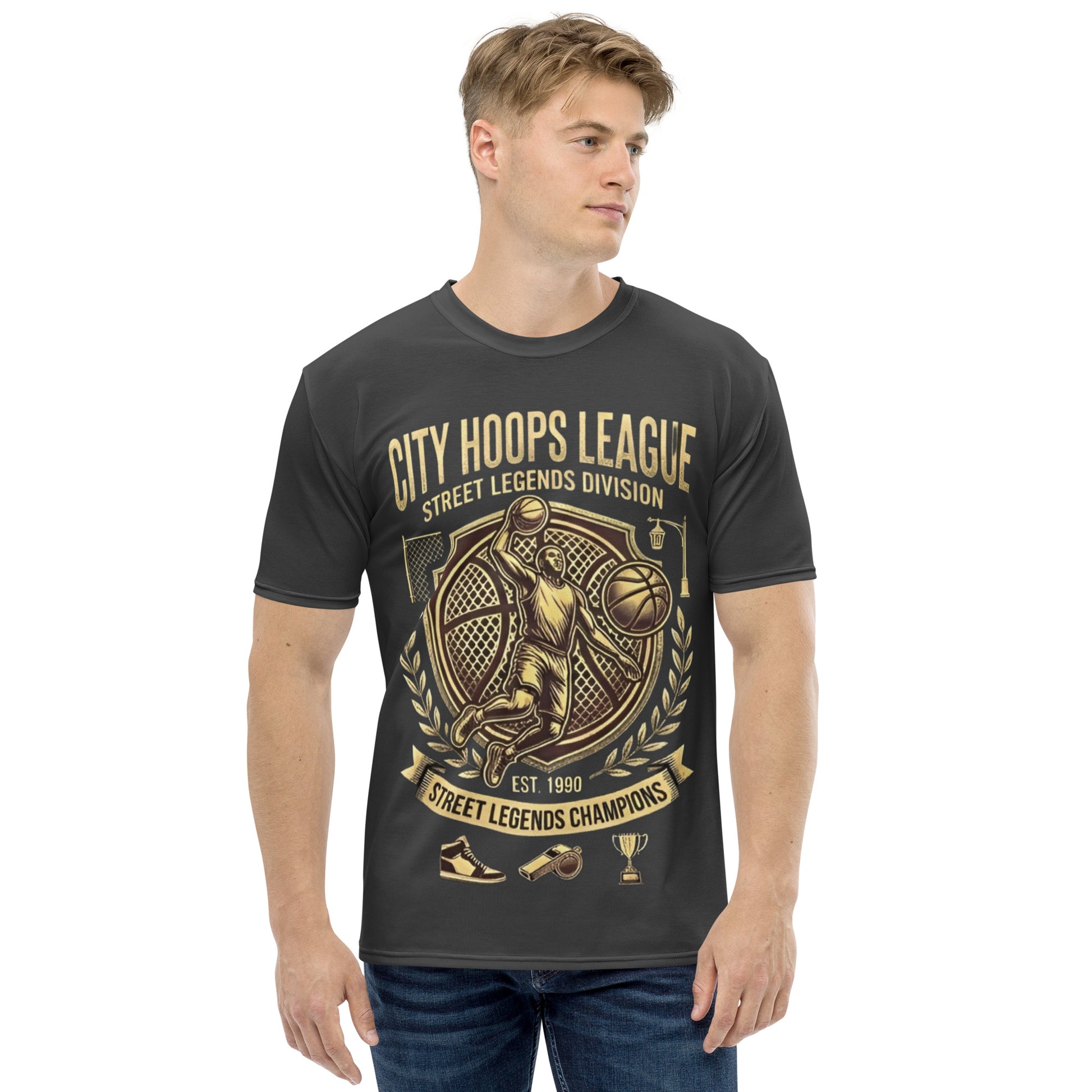 Men's t-shirt Eclisse FelinDesign City Hoops League - FelinDesign
