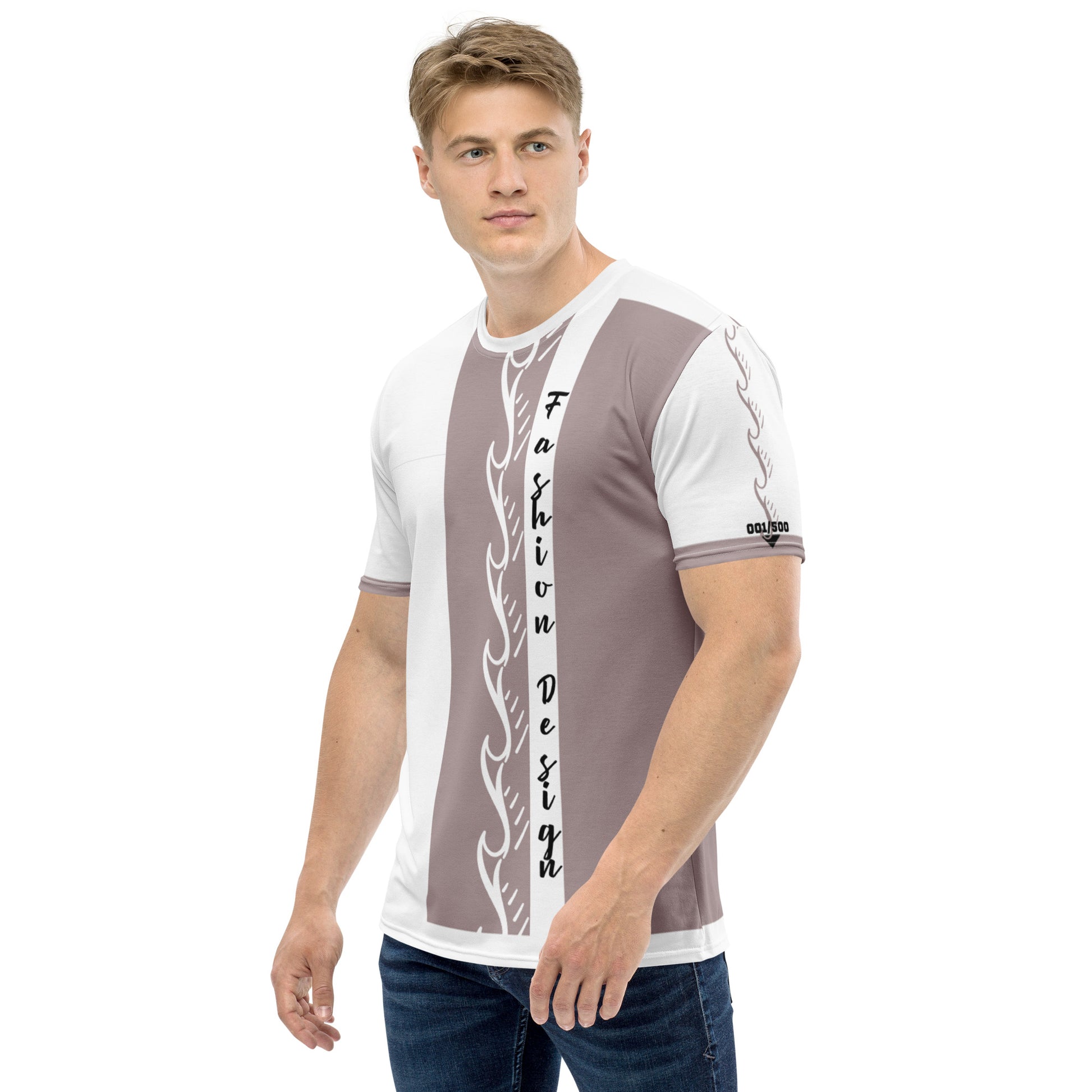 FelinDesign /500 Collection Men's T-shirt Elegant in Soft Cotton Casual Italian Fashion Men's T-shirt Style - FelinDesign