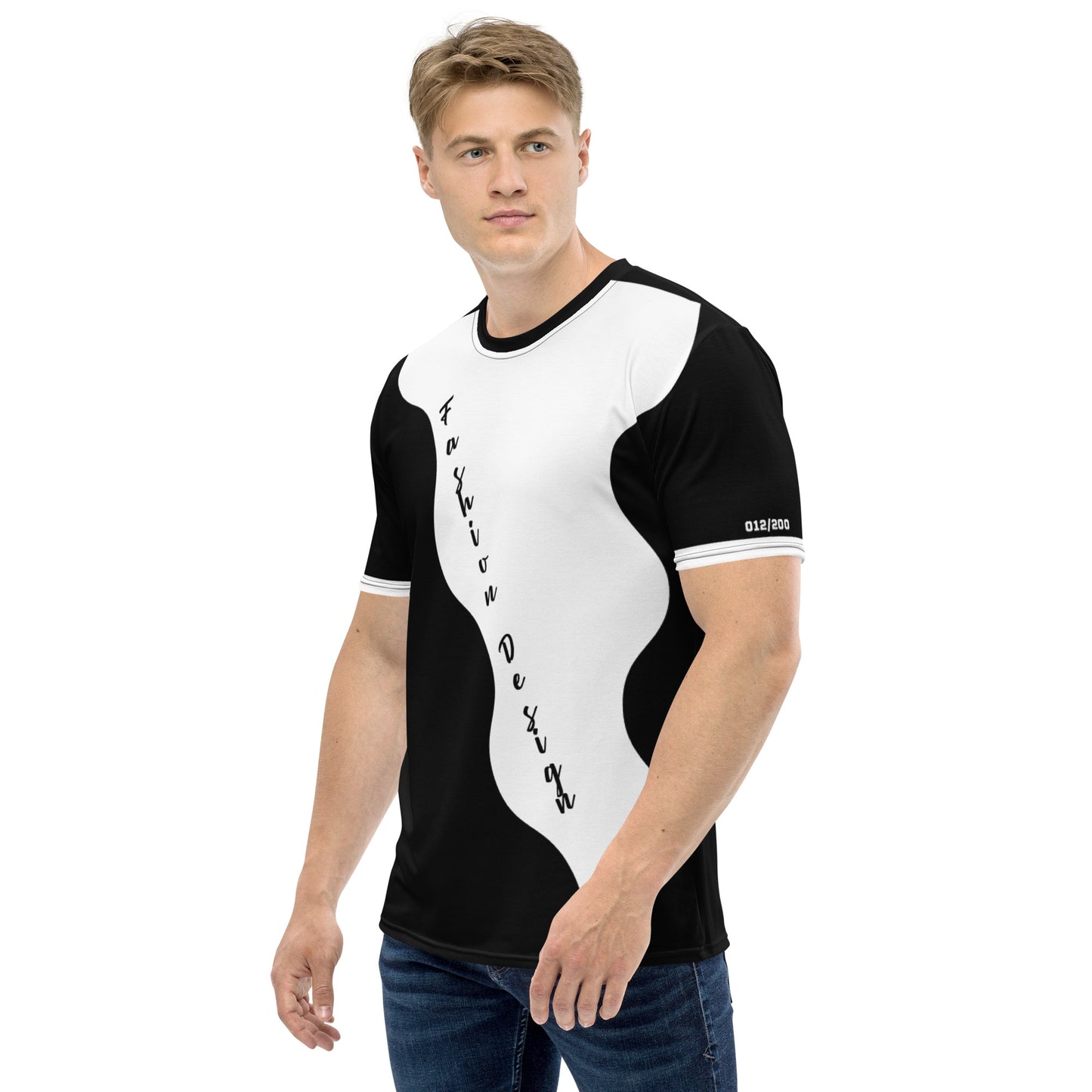 FelinDesign 200 Collection Men's T-shirt Elegant Casual Soft Cotton Summer Fashion Comfortable Front View Men - FelinDesign
