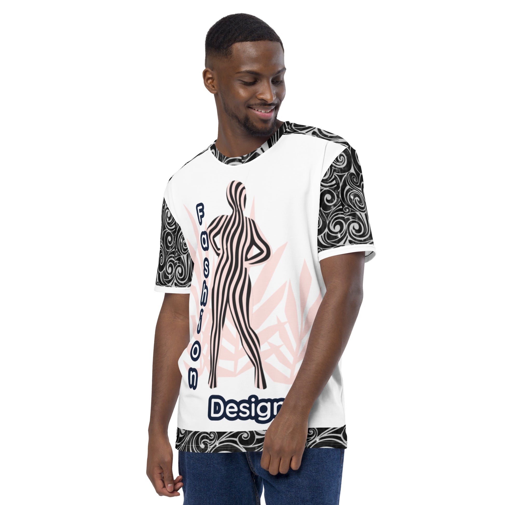 FelinDesign Men's T-shirt Soft Cotton Casual T-shirt Modern Style Creative Graphic Tees - FelinDesign