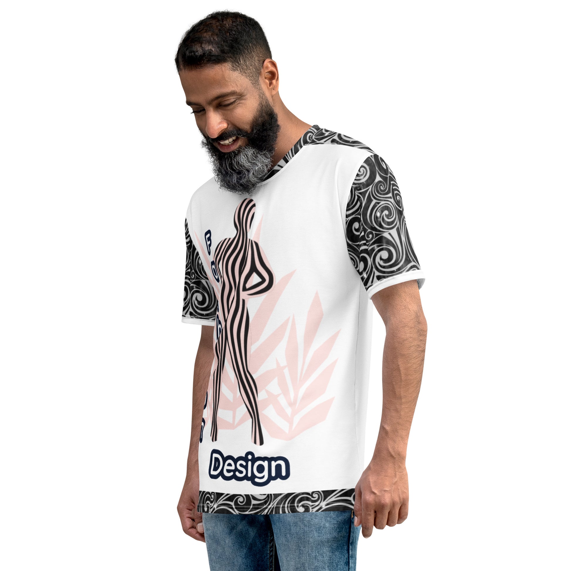 FelinDesign Men's T-shirt Soft Cotton Casual T-shirt Modern Style Creative Graphic Tees - FelinDesign