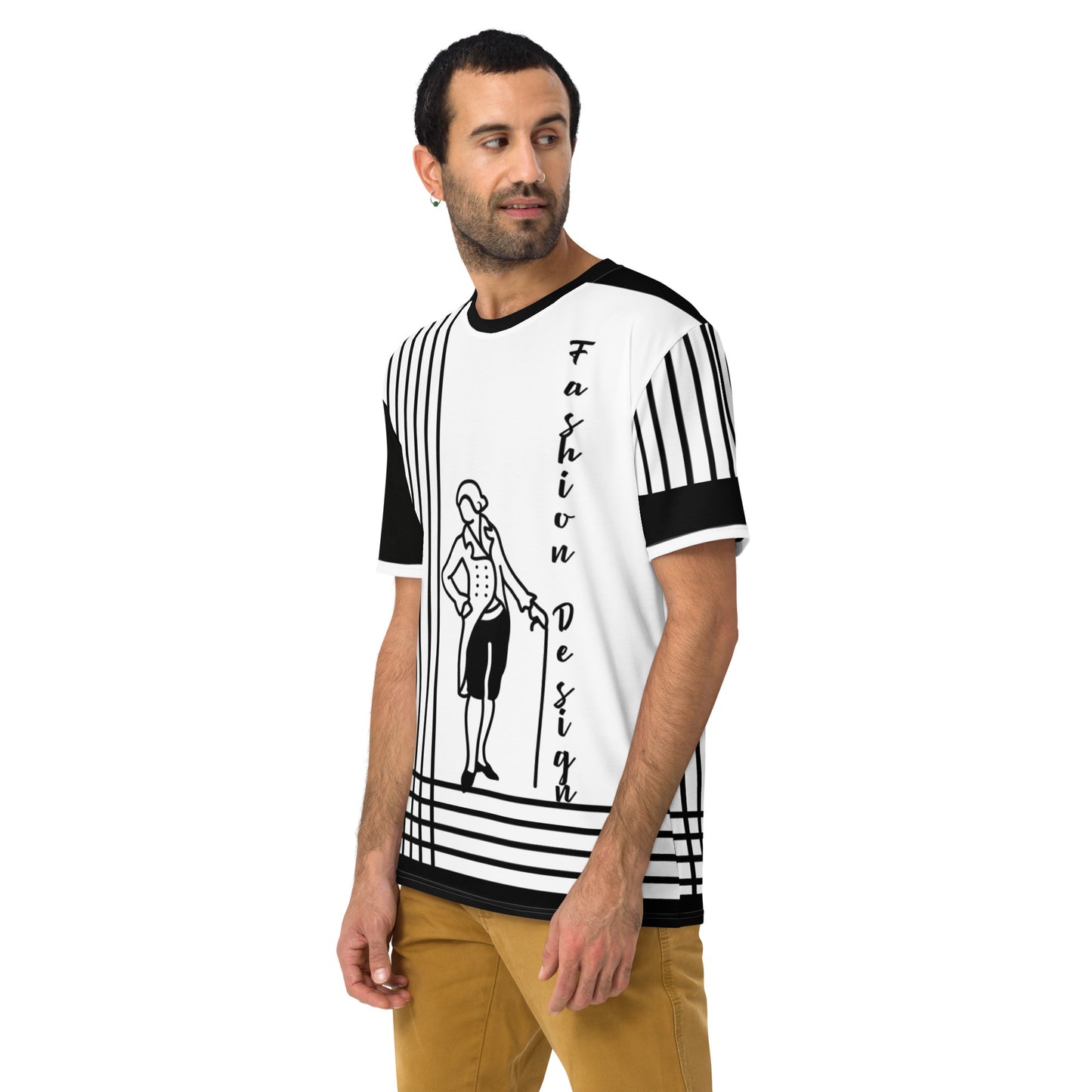 FelinDesign Men's Elegant Soft Cotton T-Shirt - Casual Slim Fit Shirt for Men, Modern & Comfortable Style - FelinDesign