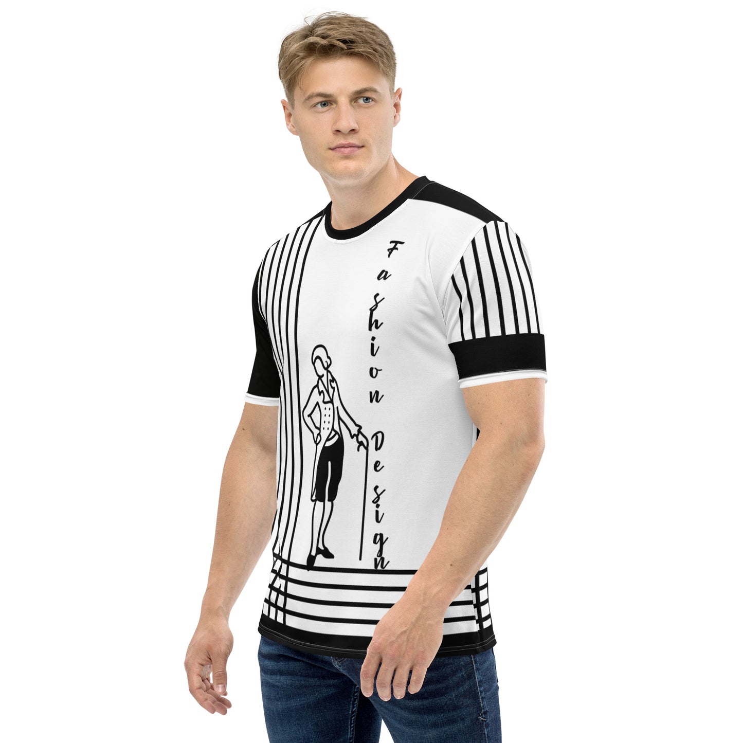 FelinDesign Men's Elegant Soft Cotton T-Shirt - Casual Slim Fit Shirt for Men, Modern & Comfortable Style - FelinDesign