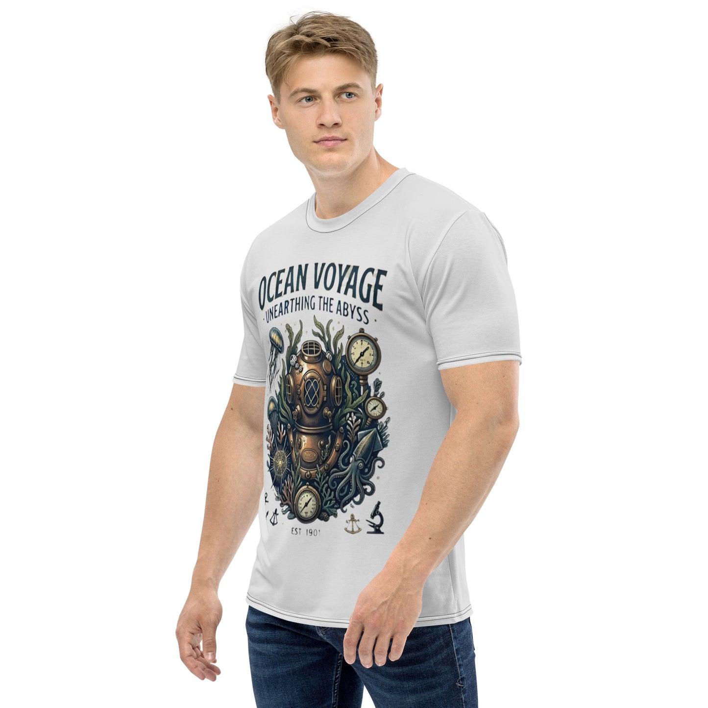 Men's t-shirt Whisper Ocean Voyage FelinDesign - FelinDesign