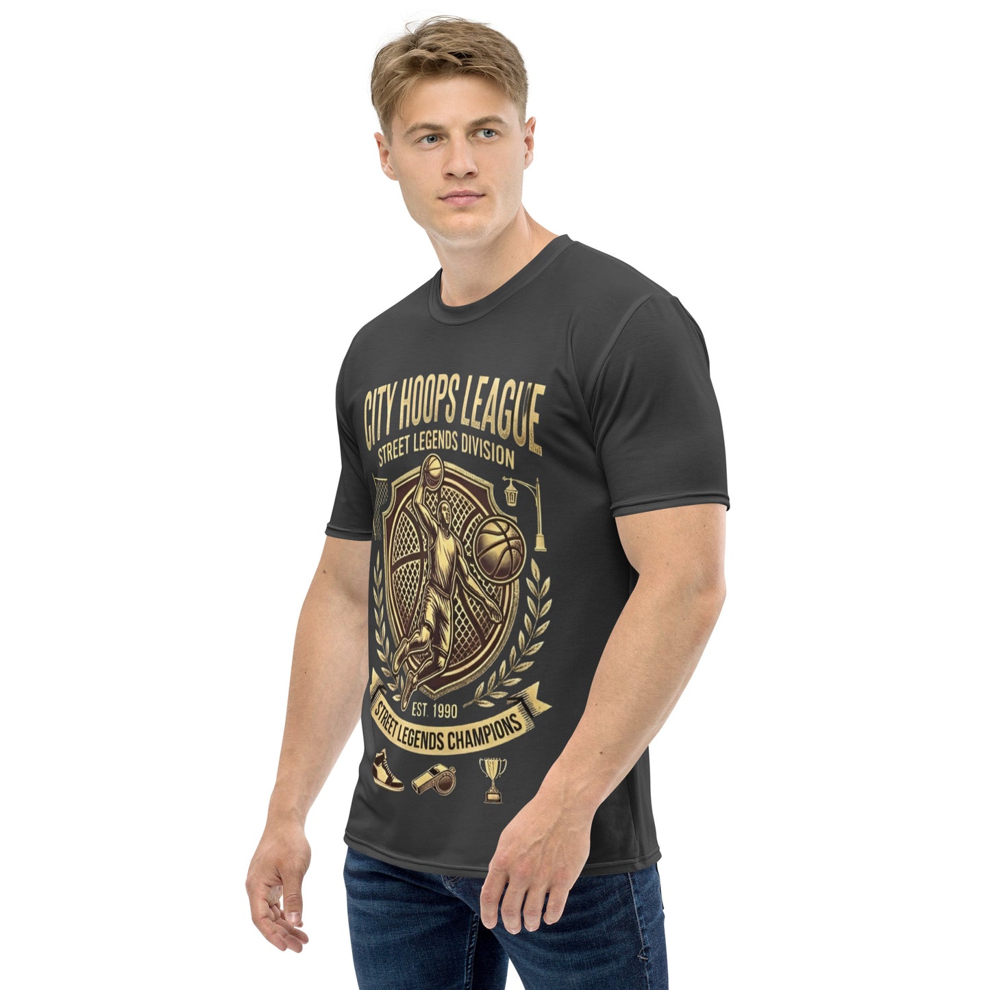 Men's t-shirt Eclisse FelinDesign City Hoops League - FelinDesign
