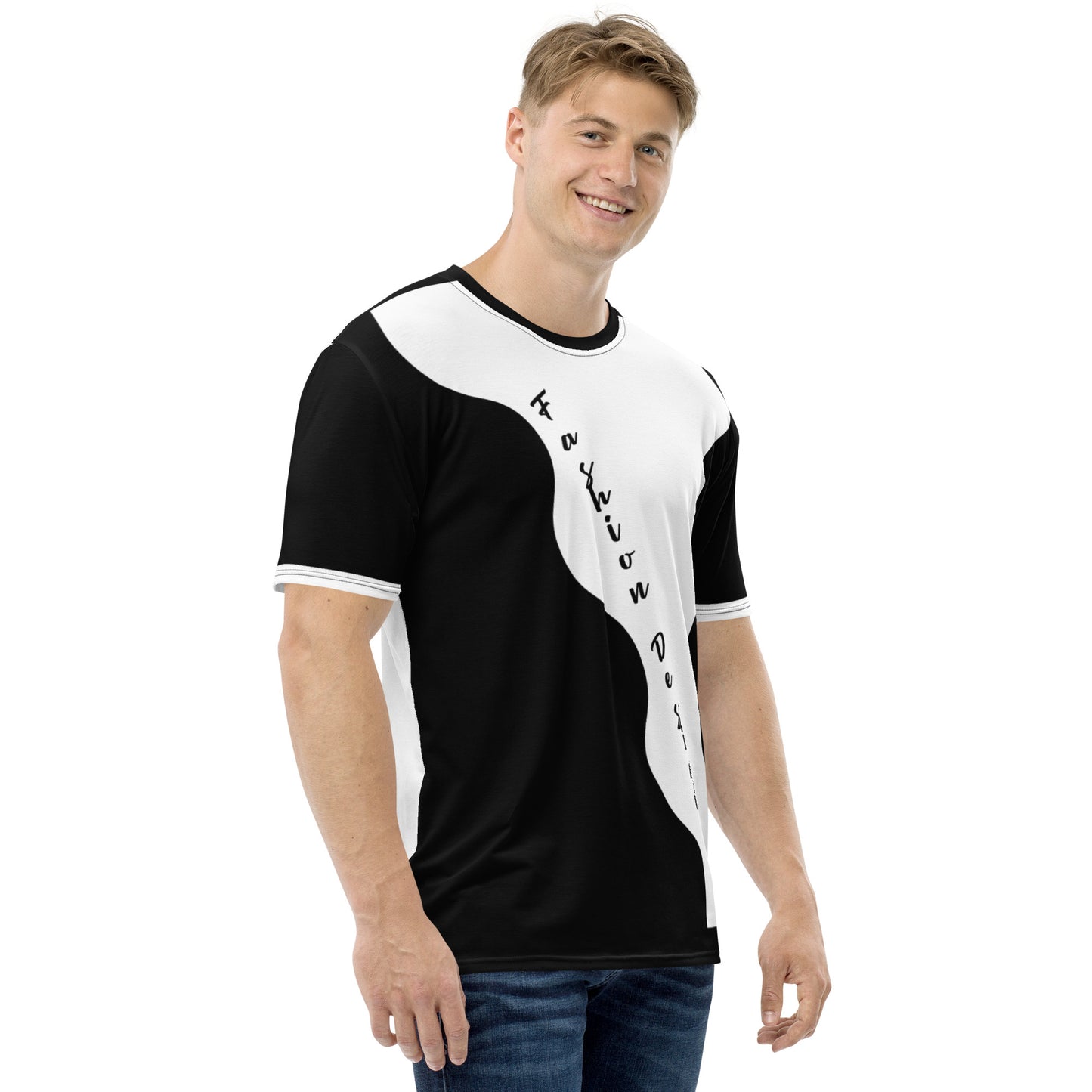 FelinDesign 200 Collection Men's T-shirt Elegant Casual Soft Cotton Summer Fashion Comfortable Front View Men - FelinDesign