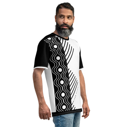FelinDesign Men's Elegant Soft Cotton T-Shirt, Casual Slim Fit, Italian Men's Fashion - FelinDesign