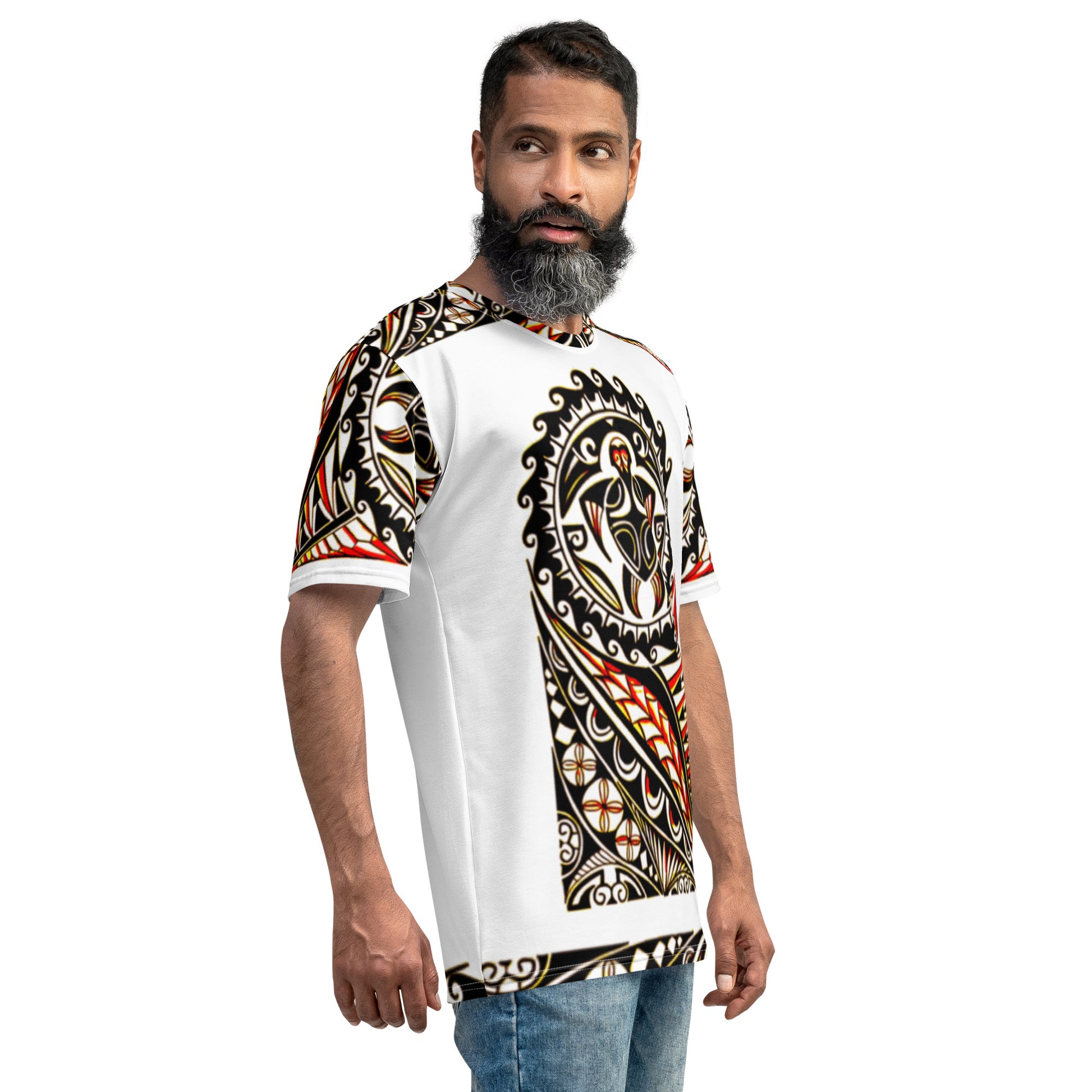FelinDesign Men's Casual Soft Cotton T-Shirt with Creative Cat Print – Fashionable & Comfortable Summer Shirt - FelinDesign