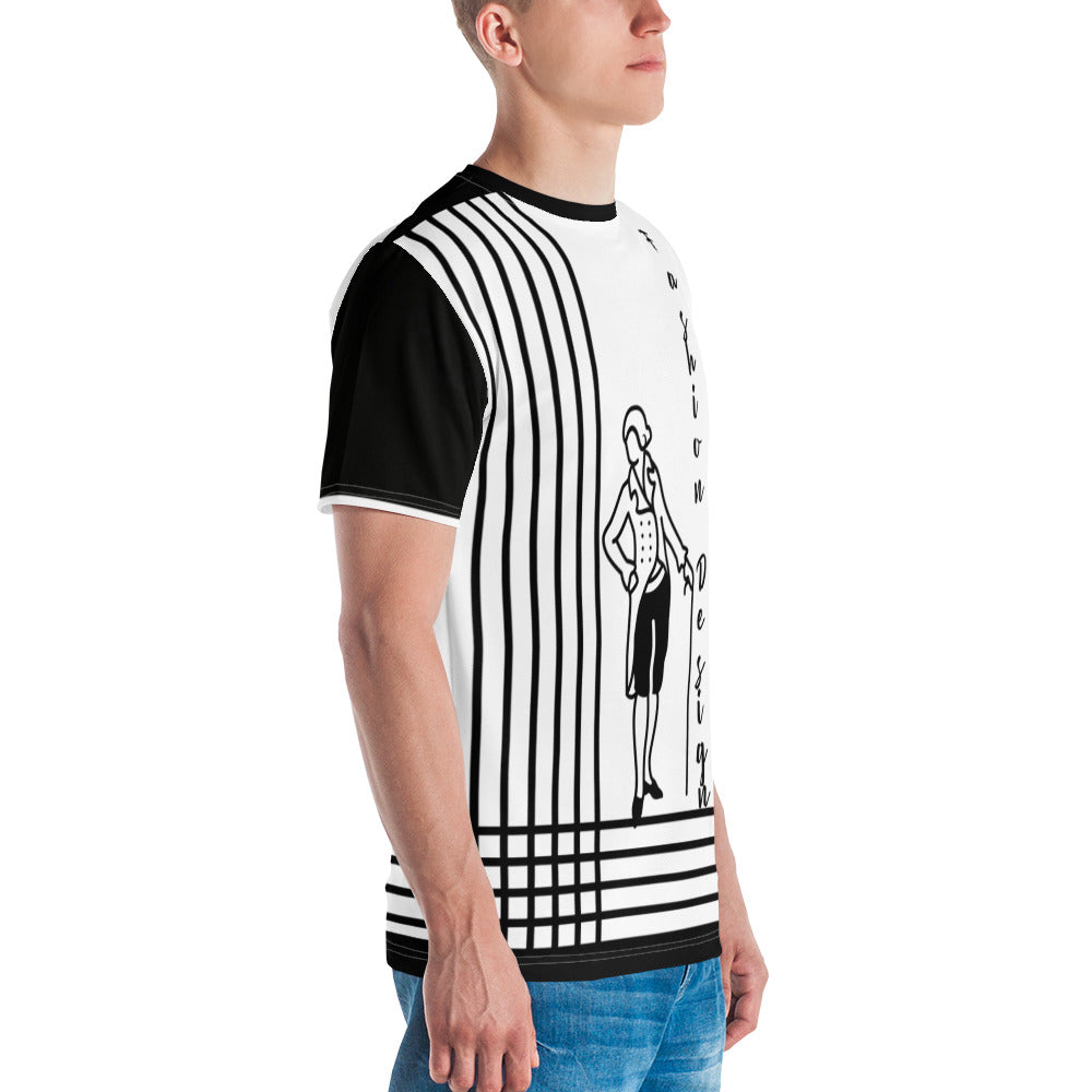 FelinDesign Men's Elegant Soft Cotton T-Shirt - Casual Slim Fit Shirt for Men, Modern & Comfortable Style - FelinDesign