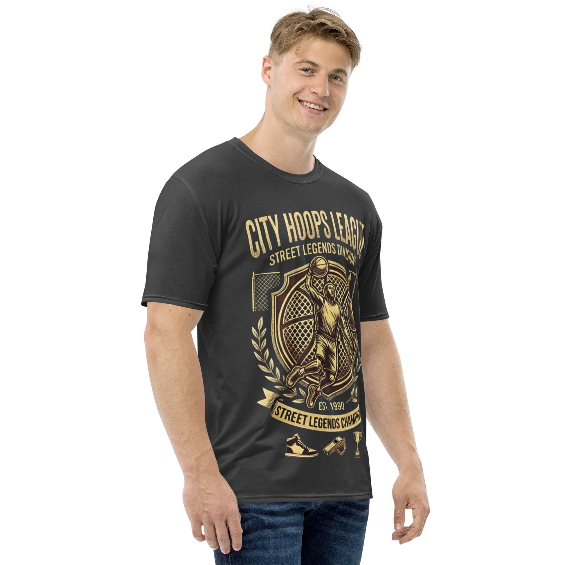 Men's t-shirt Eclisse FelinDesign City Hoops League - FelinDesign