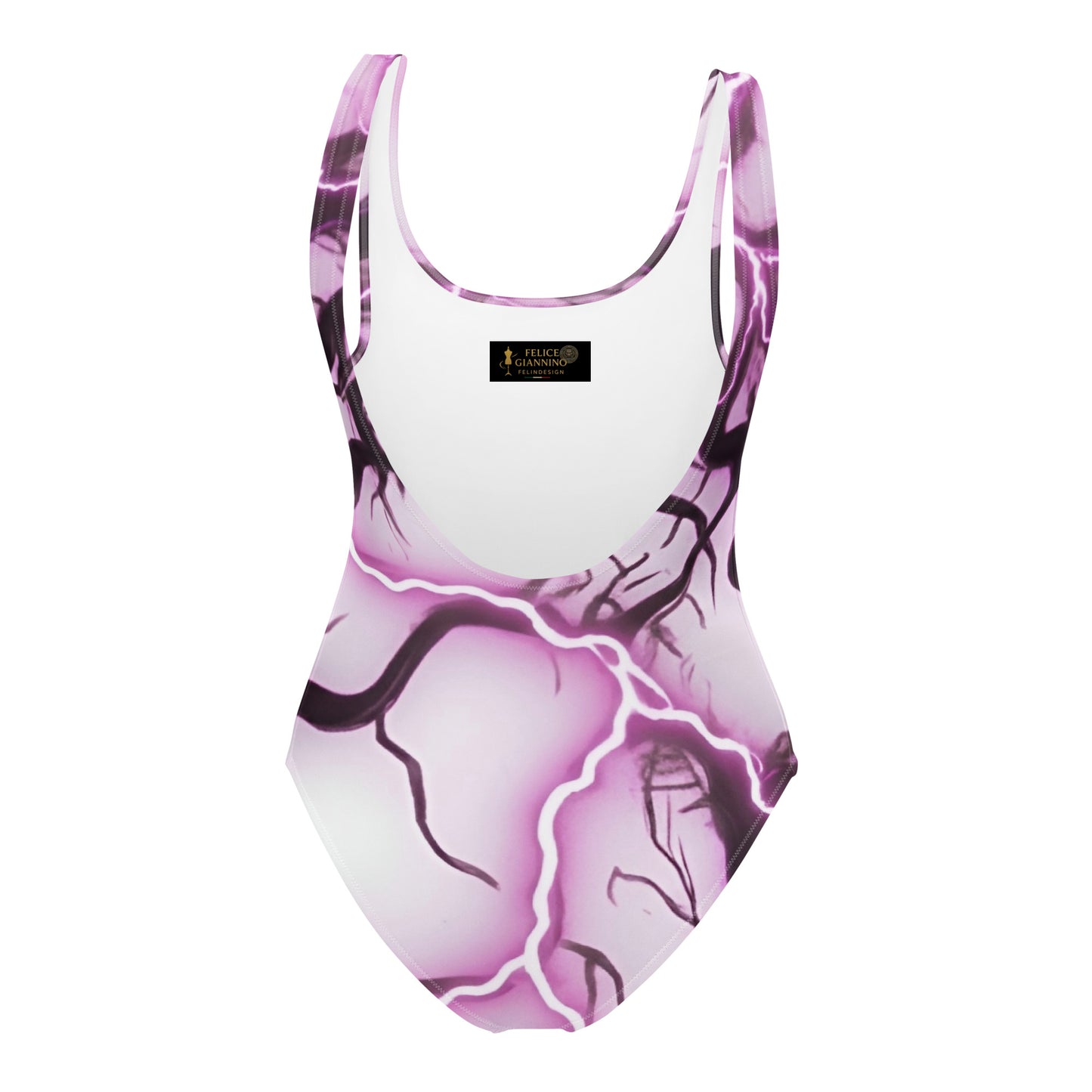 Women's Cheeky One-Piece Swimsuit - 4-Way Stretch Chlorine Resistant - FelinDesign