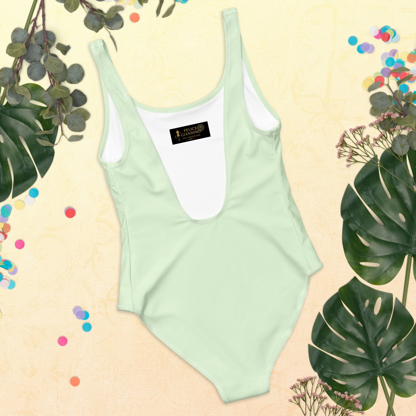 Panache Minimalist Chic One-Piece Swimwear | Solid Color Collection | 2026 Summer Essentials felindesign - FelinDesign
