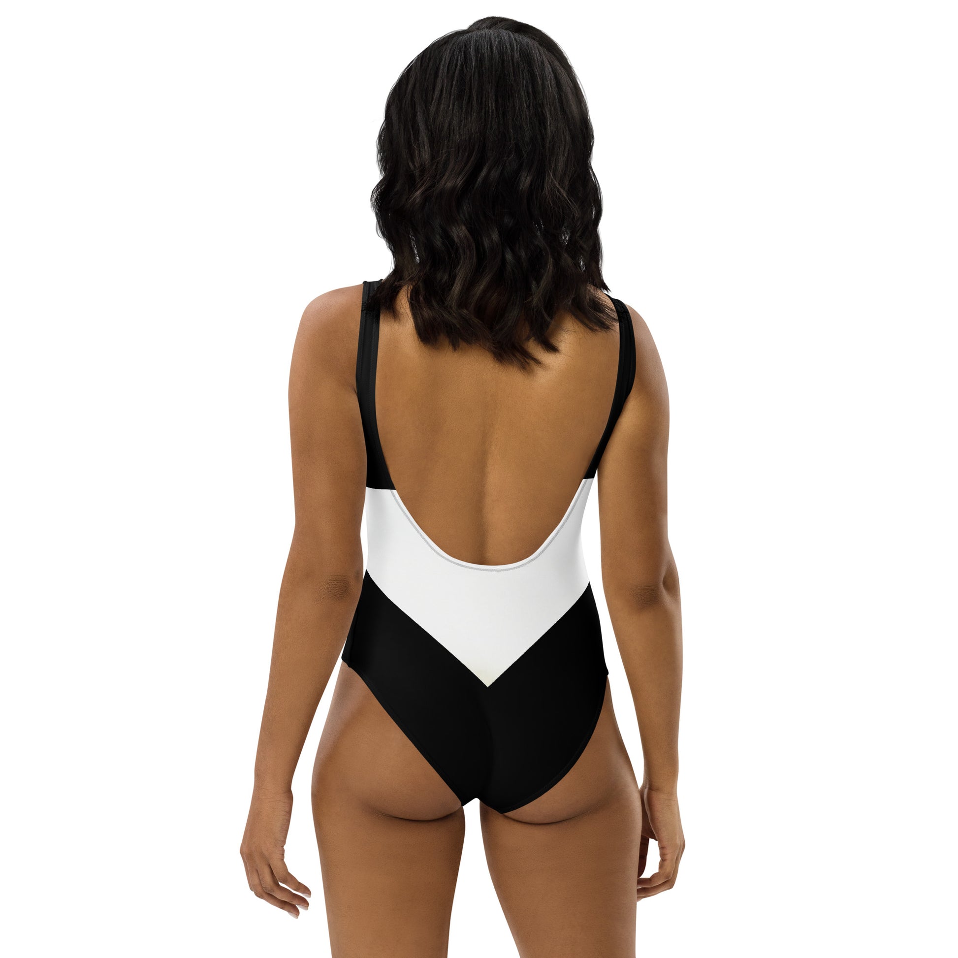Blue Surf Minimalist Chic One-Piece Swimwear | Solid Color Collection | 2026 Summer Essentials felindesign Blue surf - FelinDesign
