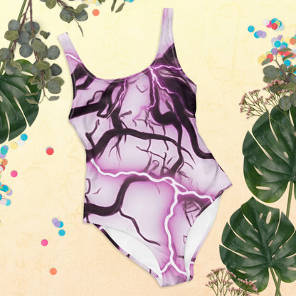 Women's Cheeky One-Piece Swimsuit - 4-Way Stretch Chlorine Resistant - FelinDesign