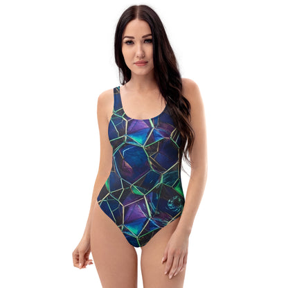 FelinDesign Women's One-Piece Swimsuit - 4-Way Stretch Chlorine Resistant - FelinDesign