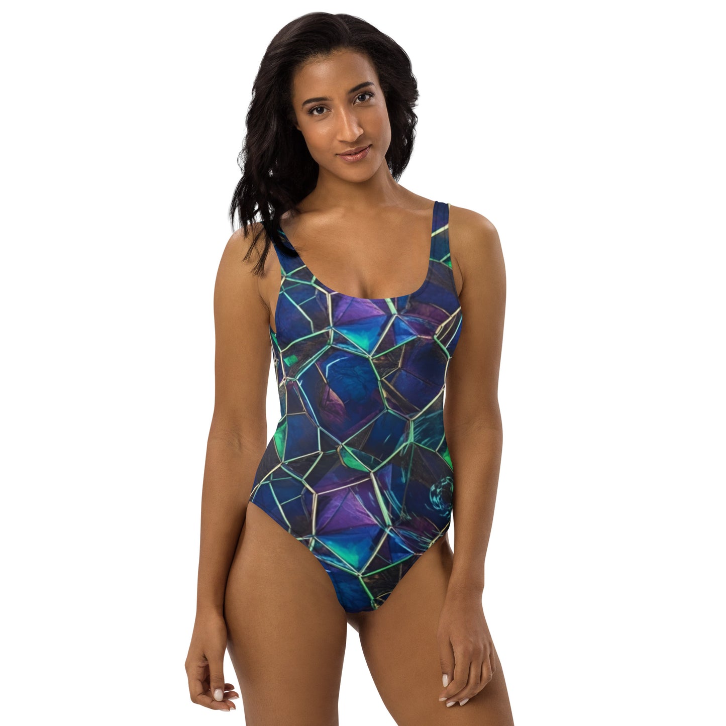 FelinDesign Women's One-Piece Swimsuit - 4-Way Stretch Chlorine Resistant - FelinDesign