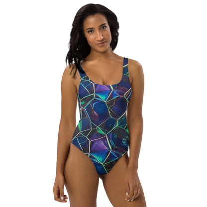 FelinDesign Women's One-Piece Swimsuit - 4-Way Stretch Chlorine Resistant - FelinDesign