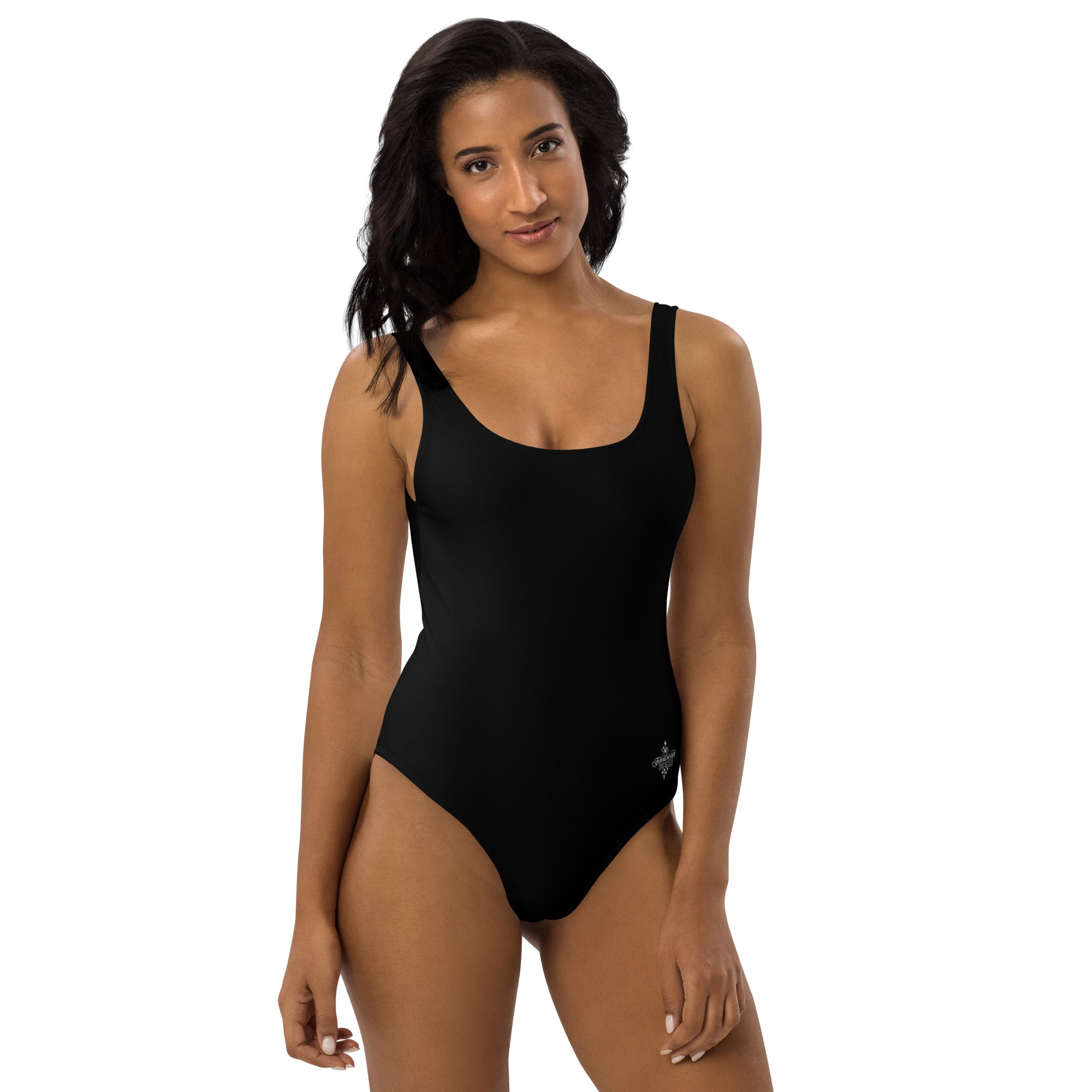 Black Minimal Chic One-Piece Swimsuit 2026 | Women's Solid-Color Beachwear | Summer Essentials Collection FelinDesign - FelinDesign