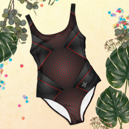 FelinDesign One Piece Swimsuit 2026 Elegant Black Swimwear for Pool & Beach Women’s Stylish Bathing Suit - FelinDesign