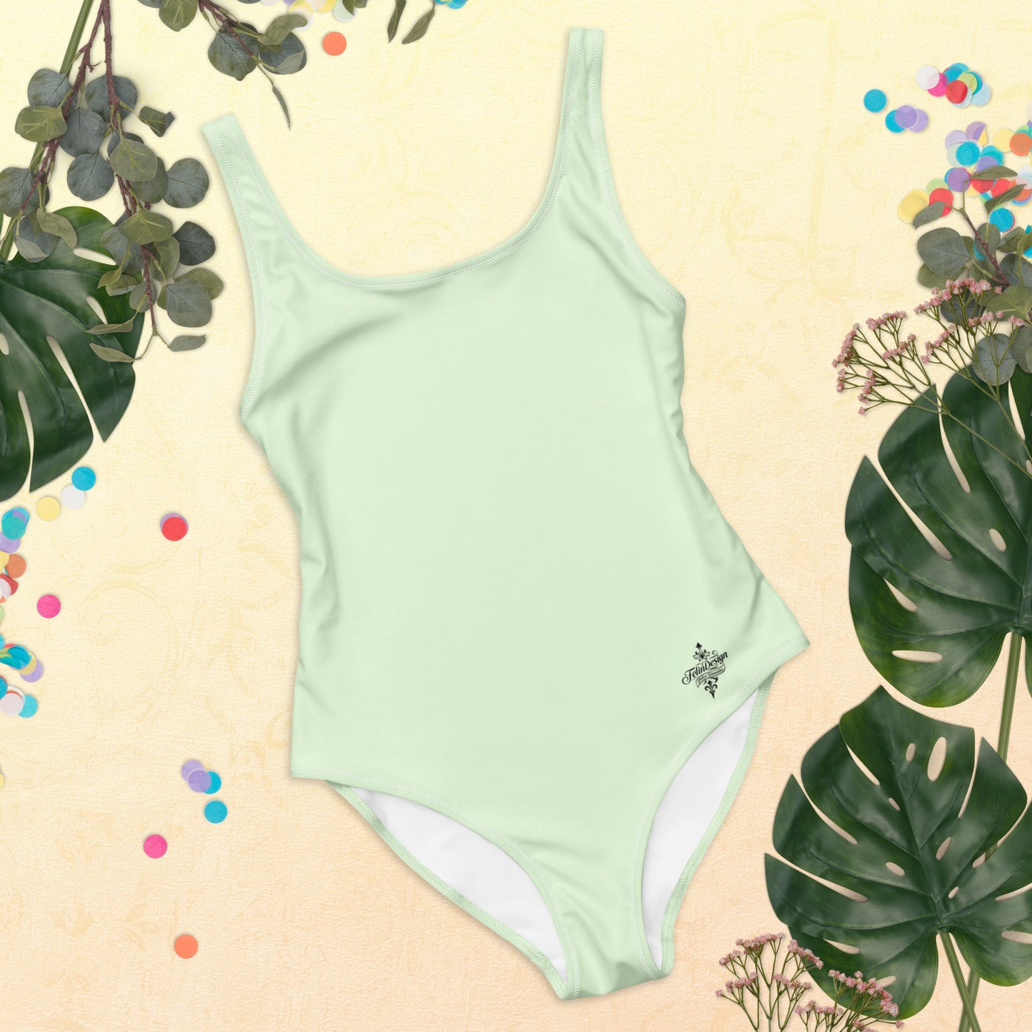 Panache Minimalist Chic One-Piece Swimwear | Solid Color Collection | 2026 Summer Essentials felindesign - FelinDesign