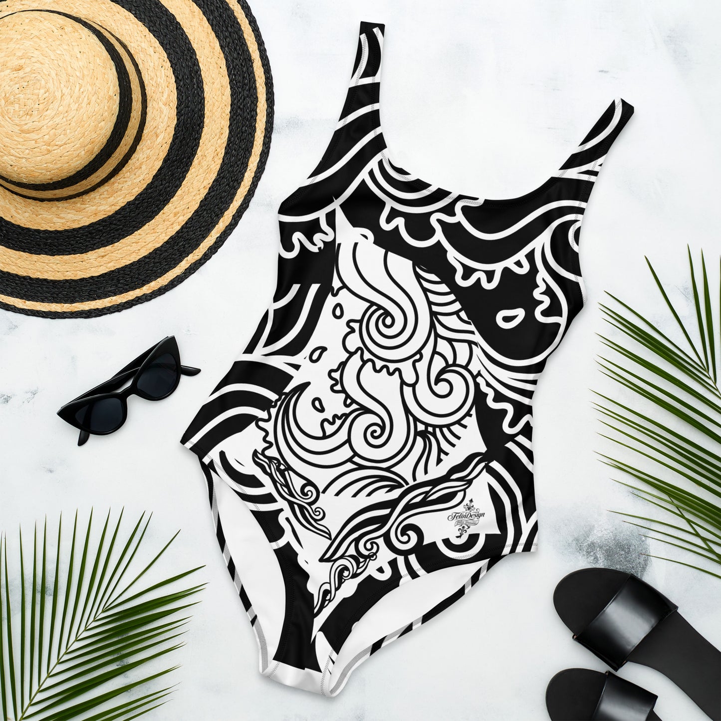 Luxury One-Piece Swimsuit FelinDesign - FelinDesign