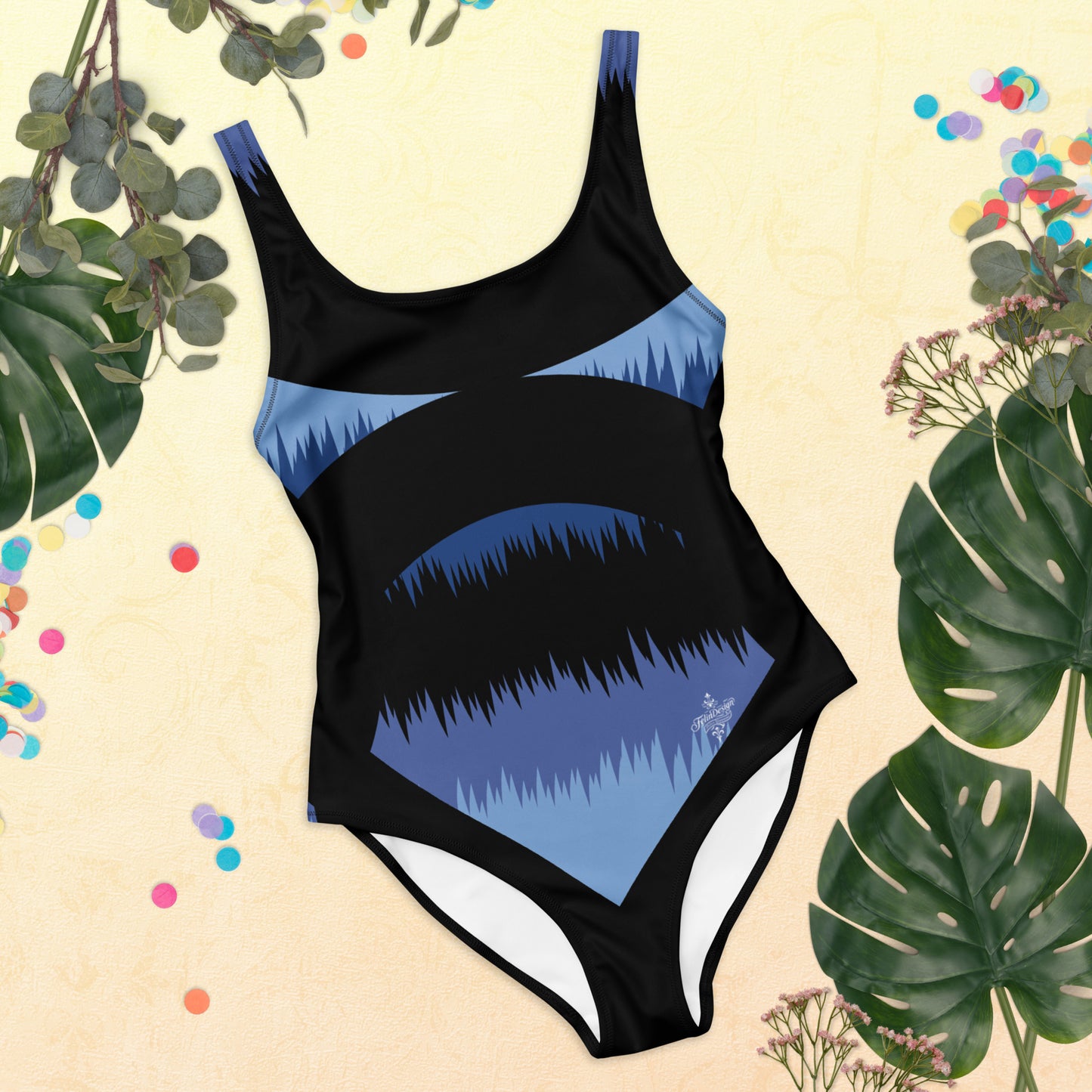 Women's One-Piece Swimsuit FelinDesign - Elegant Eco-Sustainable Chlorine Resistant - FelinDesign