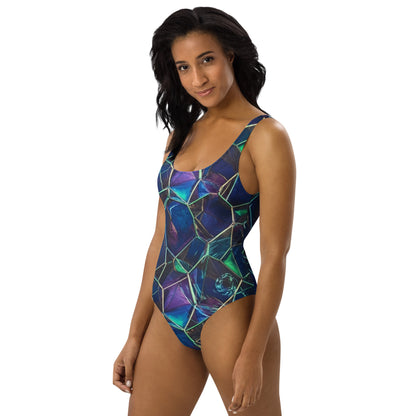 FelinDesign Women's One-Piece Swimsuit - 4-Way Stretch Chlorine Resistant - FelinDesign