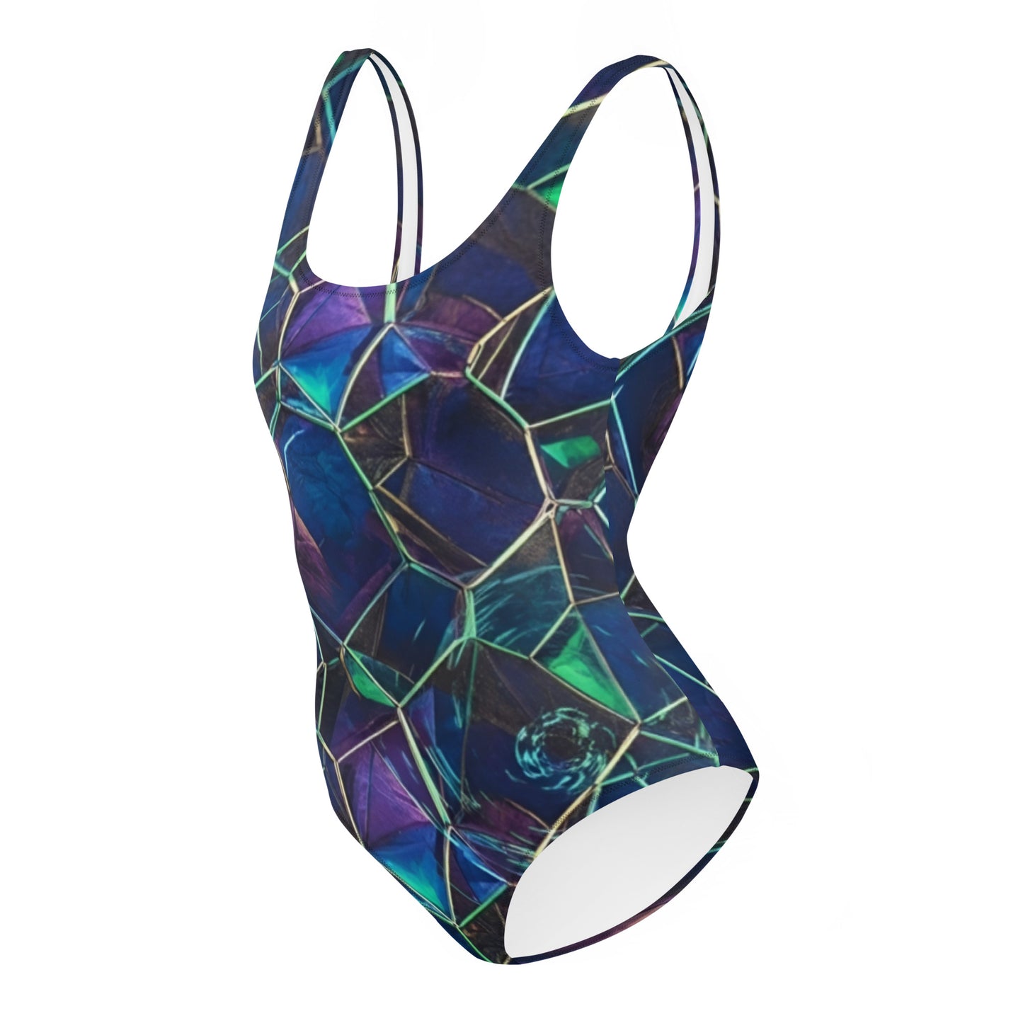 FelinDesign Women's One-Piece Swimsuit - 4-Way Stretch Chlorine Resistant - FelinDesign