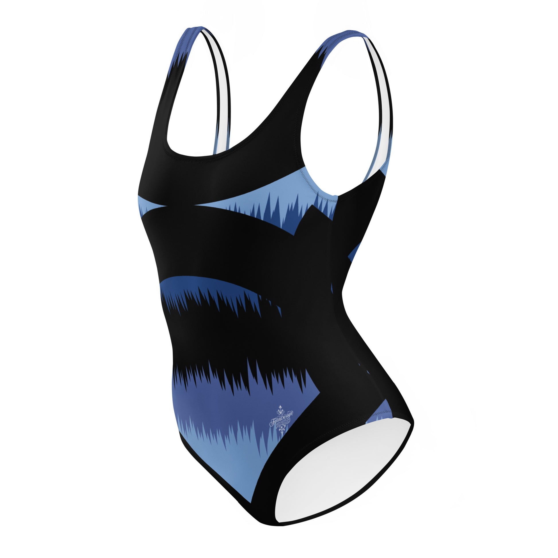 Women's One-Piece Swimsuit FelinDesign - Elegant Eco-Sustainable Chlorine Resistant - FelinDesign