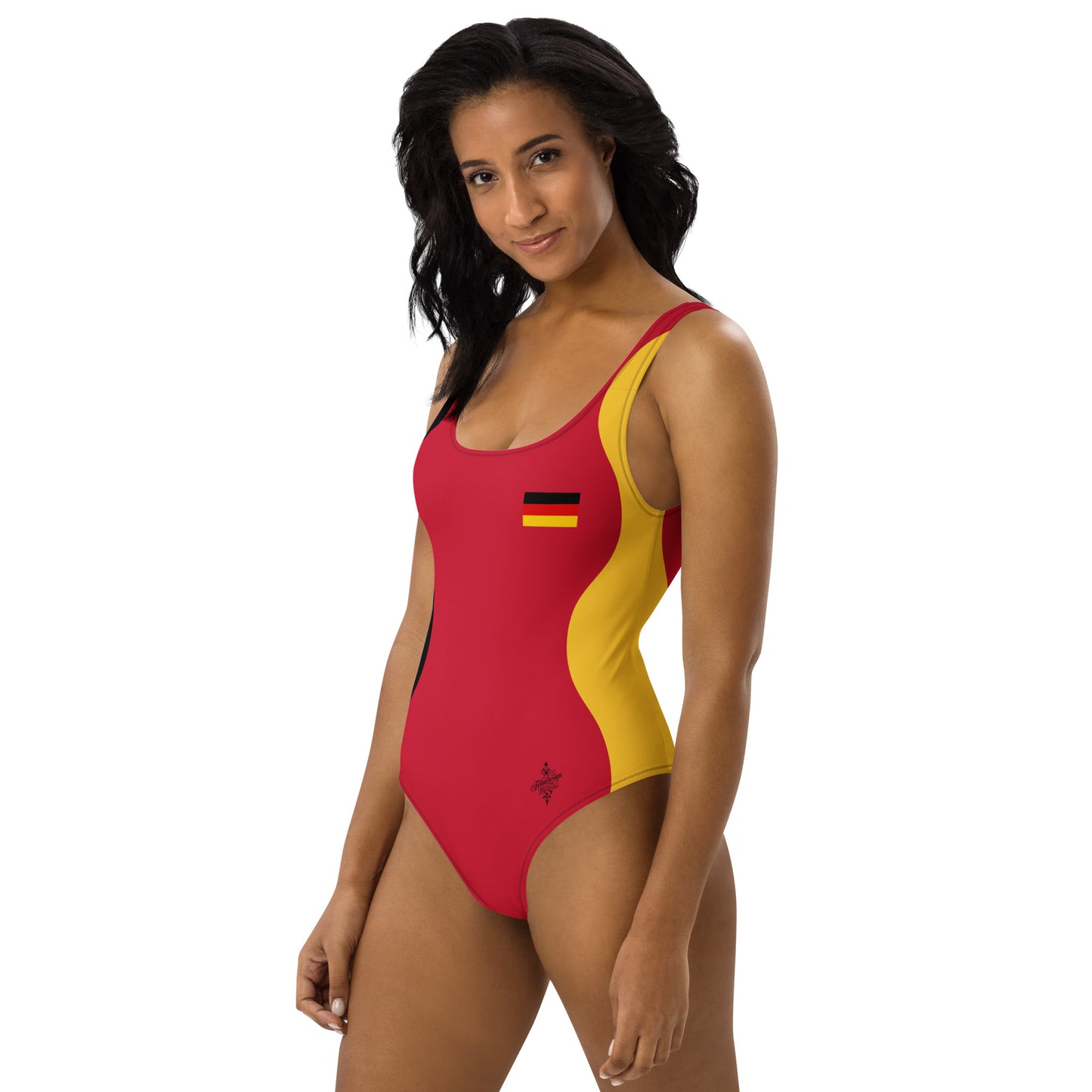 Sinuous Geometry One-Piece Swimsuit –Germany FelinDesign - FelinDesign