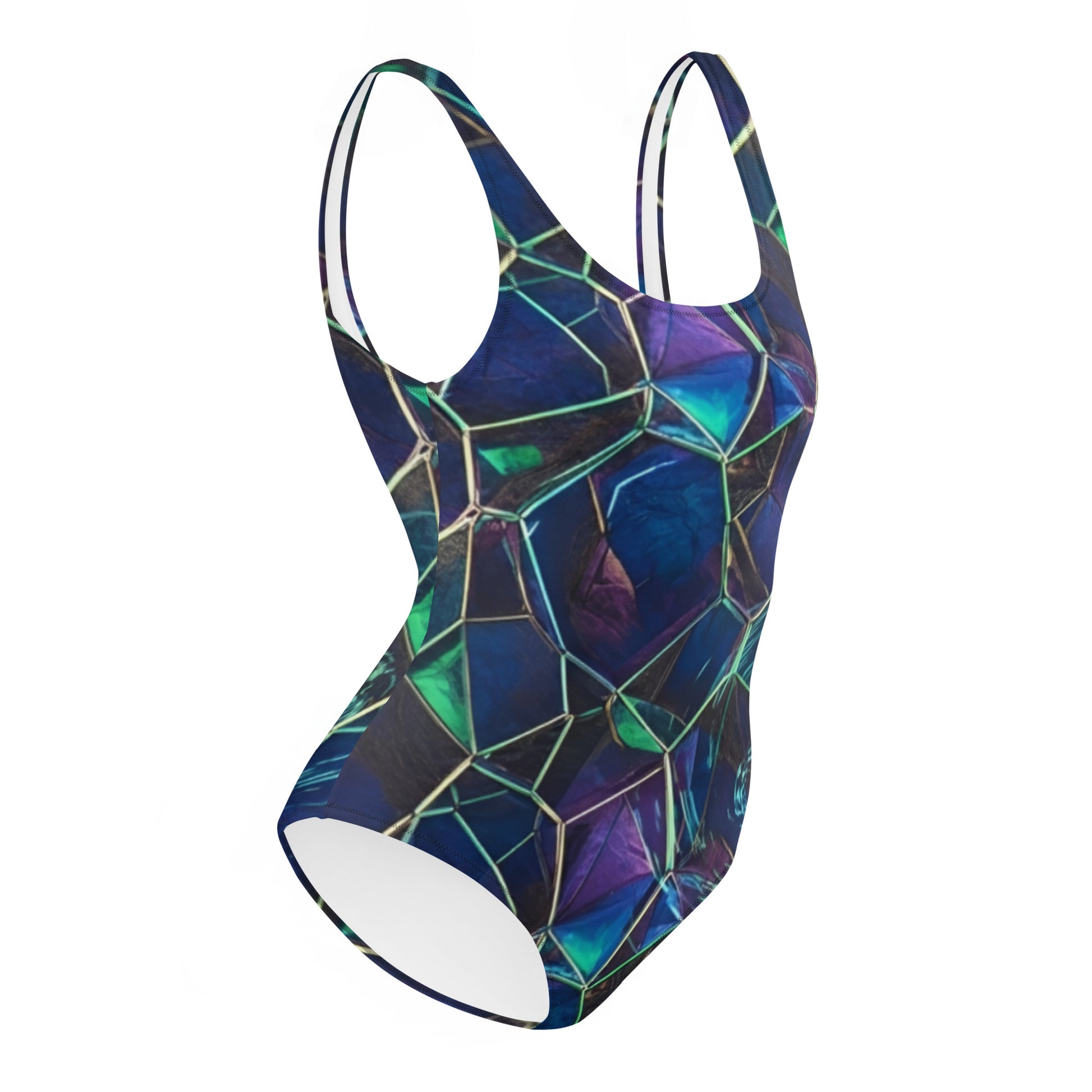 FelinDesign Women's One-Piece Swimsuit - 4-Way Stretch Chlorine Resistant - FelinDesign