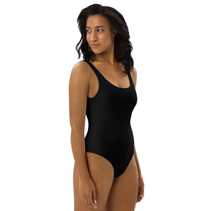 Black Minimal Chic One-Piece Swimsuit 2026 | Women's Solid-Color Beachwear | Summer Essentials Collection FelinDesign - FelinDesign