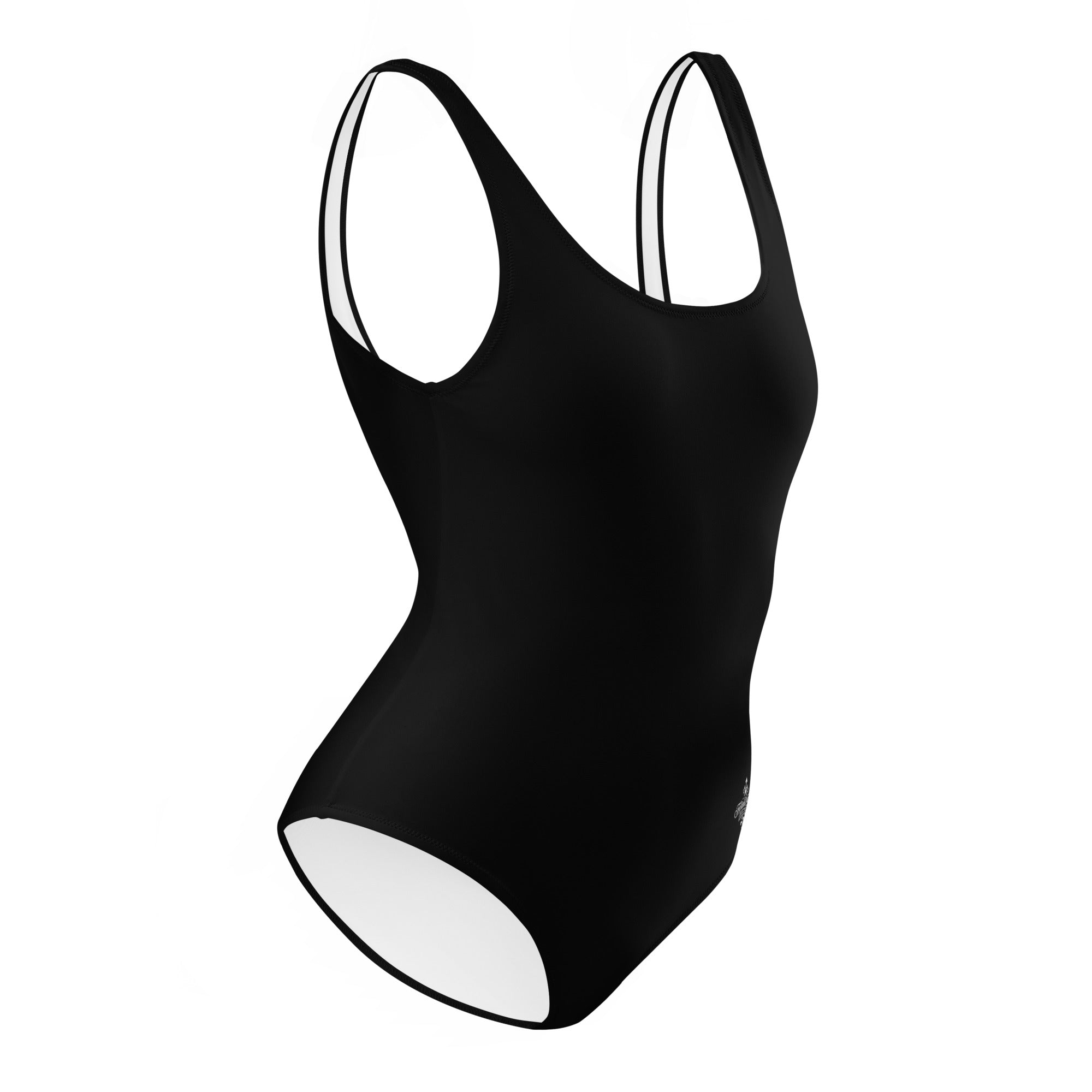 Black Minimal Chic One-Piece Swimsuit 2026 | Women's Solid-Color Beachwear | Summer Essentials Collection FelinDesign - FelinDesign
