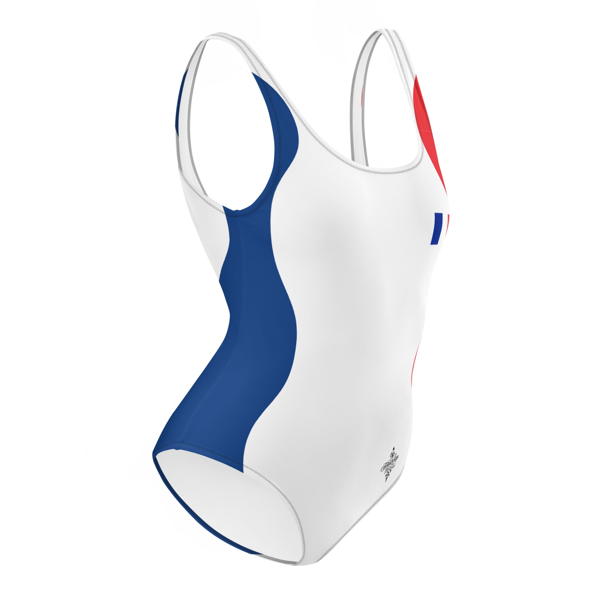 Sinuous Geometry One-Piece Swimsuit –France FelinDesign - FelinDesign