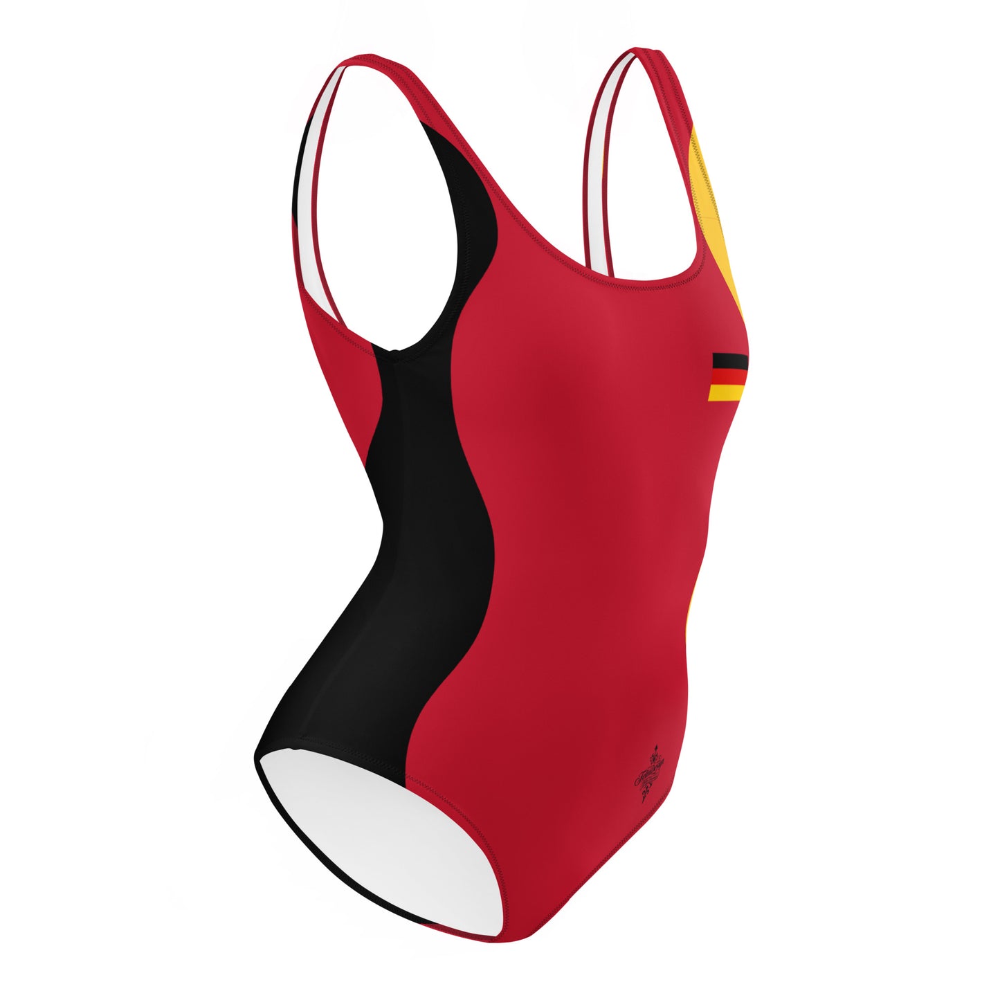 Sinuous Geometry One-Piece Swimsuit –Germany FelinDesign - FelinDesign