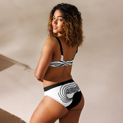 Recycled high-waisted bikini FelinDesign - FelinDesign