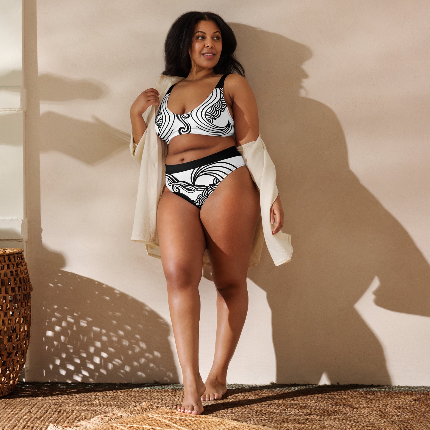 Recycled high-waisted bikini FelinDesign - FelinDesign
