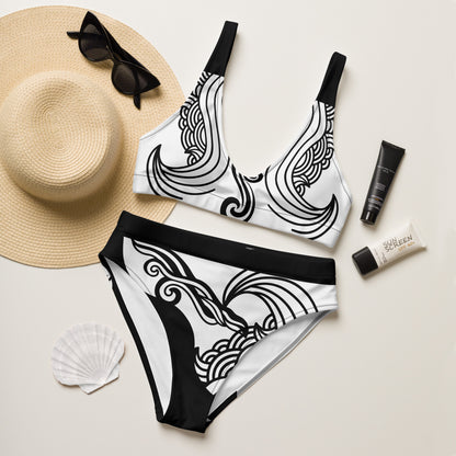 Recycled high-waisted bikini FelinDesign - FelinDesign