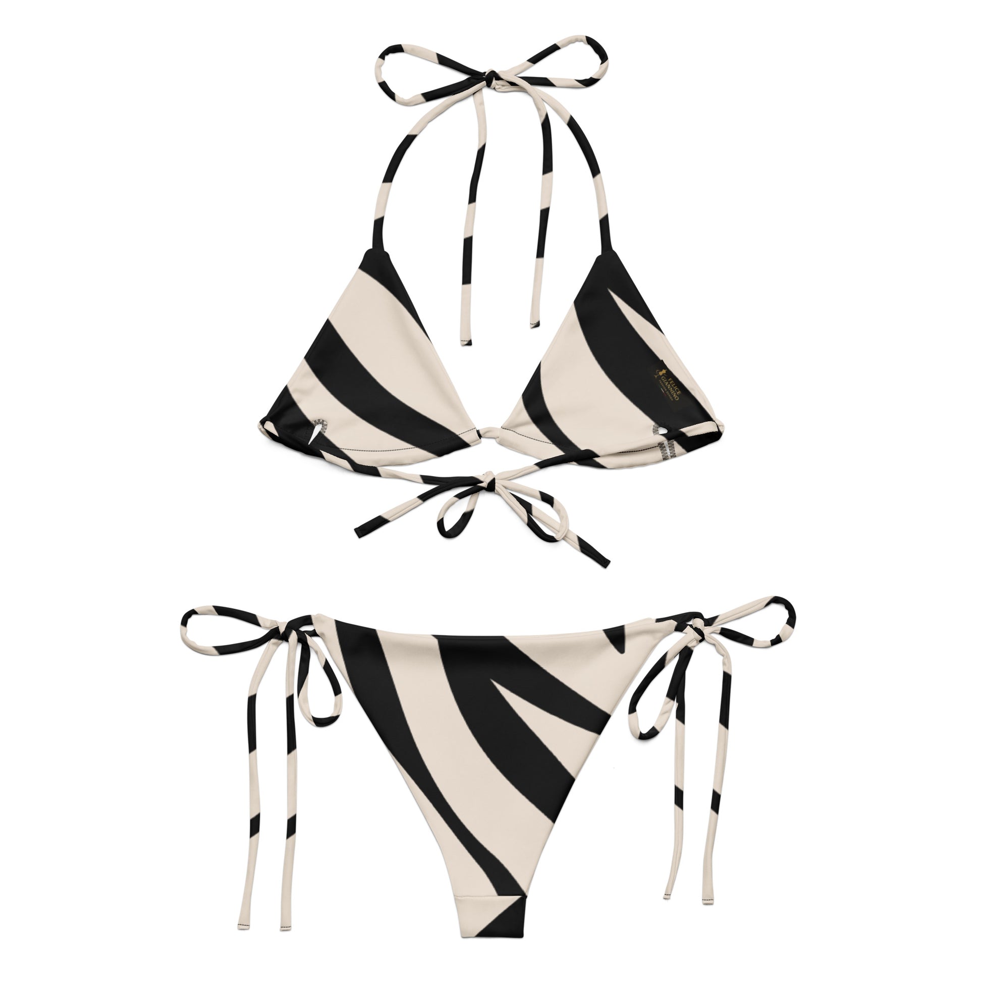 FelinDesign Bikini Eco-Friendly Elegant Modern Swimwear, Sustainable Stylish Two-Piece Beachwear for Women - FelinDesign