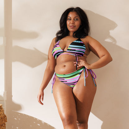 FelinDesign Bikini Eco-Sustainable Swimwear for Women, Stylish Green Beachwear, Comfortable & Durable - FelinDesign