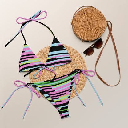 FelinDesign Bikini Eco-Sustainable Swimwear for Women, Stylish Green Beachwear, Comfortable & Durable - FelinDesign