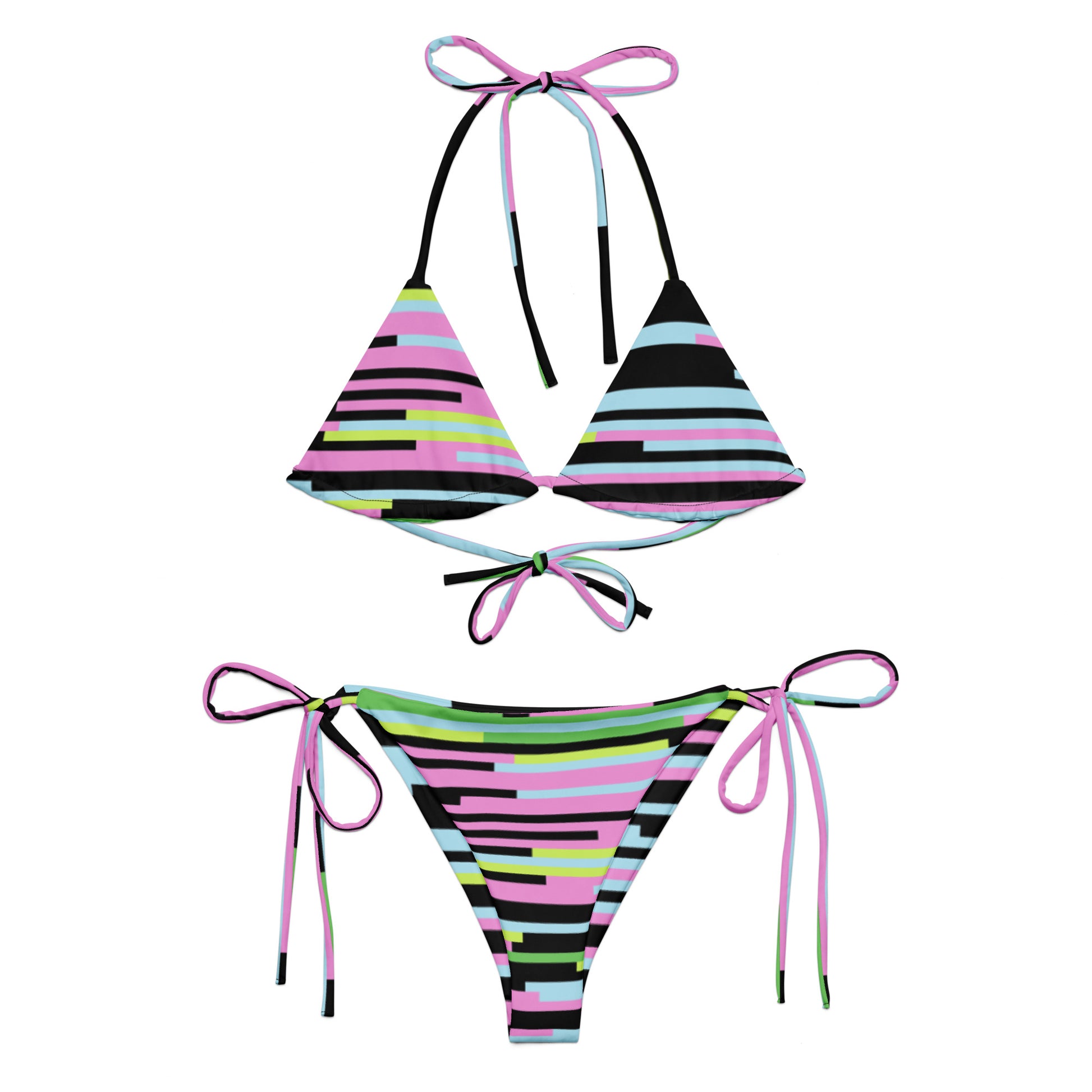 FelinDesign Bikini Eco-Sustainable Swimwear for Women, Stylish Green Beachwear, Comfortable & Durable - FelinDesign