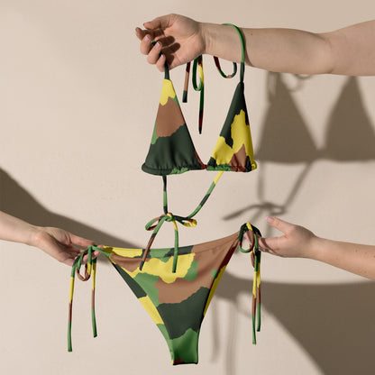 FelinDesign Italian Bikini Set – Handmade , Swimsuit, Summer Beachwear, Adjustable Straps & Stylish Two-Piece Swimwear - FelinDesign