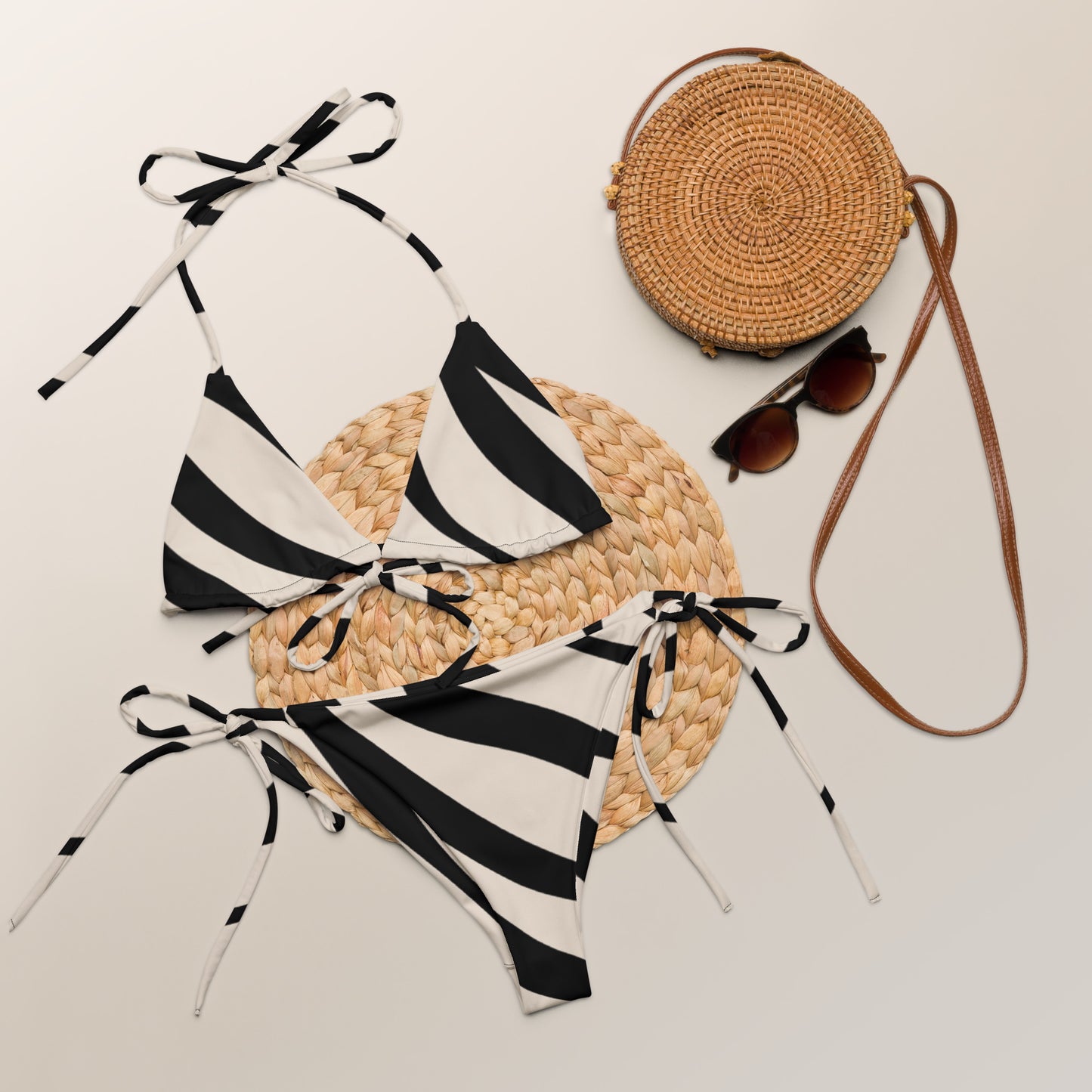 FelinDesign Bikini Eco-Friendly Elegant Modern Swimwear, Sustainable Stylish Two-Piece Beachwear for Women - FelinDesign