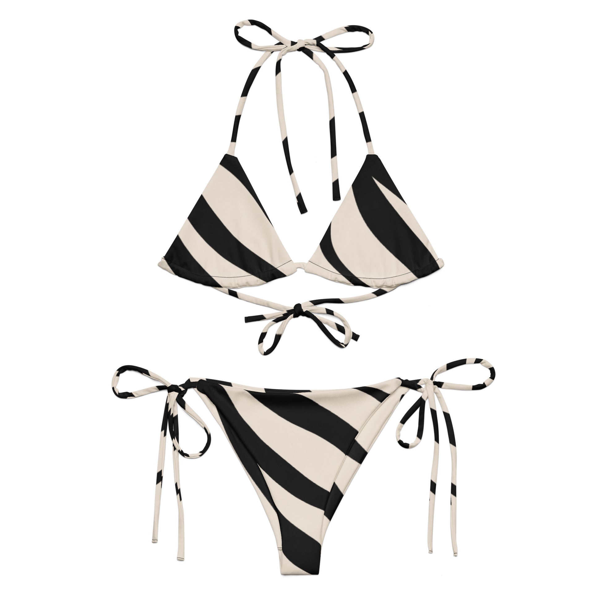 FelinDesign Bikini Eco-Friendly Elegant Modern Swimwear, Sustainable Stylish Two-Piece Beachwear for Women - FelinDesign