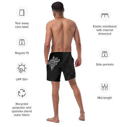 FelinDesign Harley Davidson Men’s Swimsuit Black 2025 Stylish Motorbike Logo Swim Trunks Beachwear Summer - FelinDesign