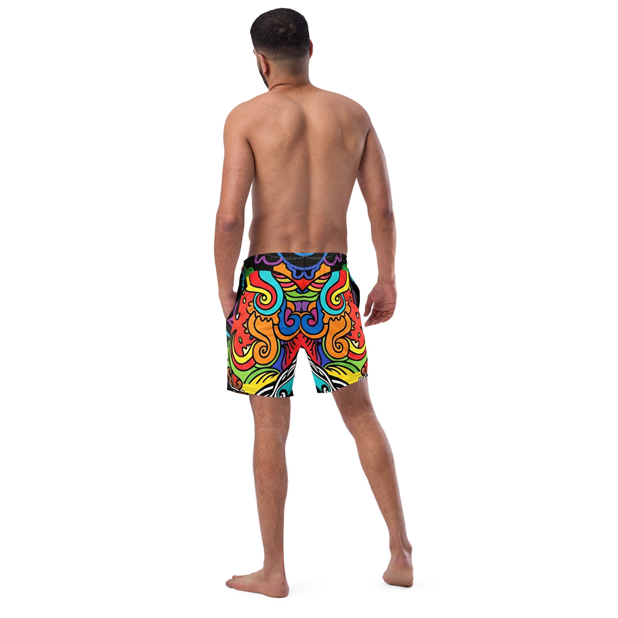 Men's Recycled Swim Trunks FelinDesign | Eco-Friendly Swimwear UPF 50+ - FelinDesign