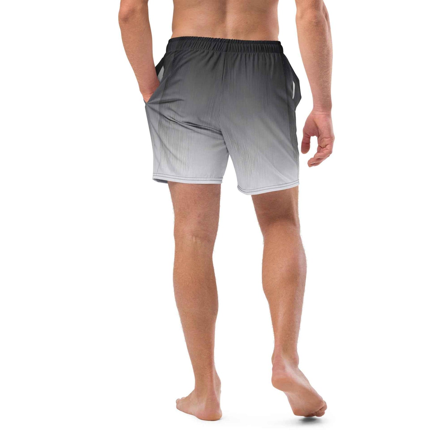 Swim Trunks Gray white FelinDesign