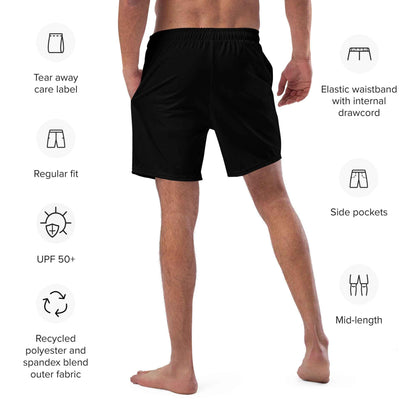 Swim Trunks Black FelinDesign